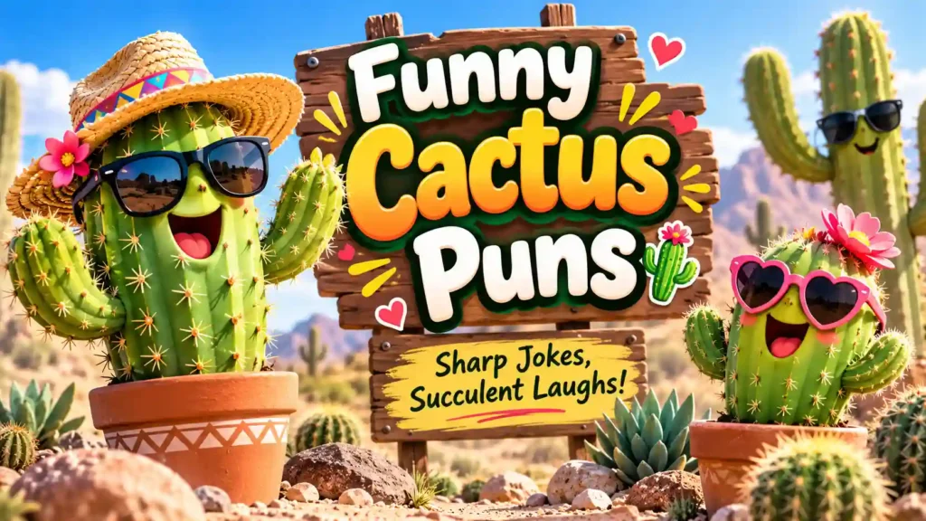 Funny Cactus Puns