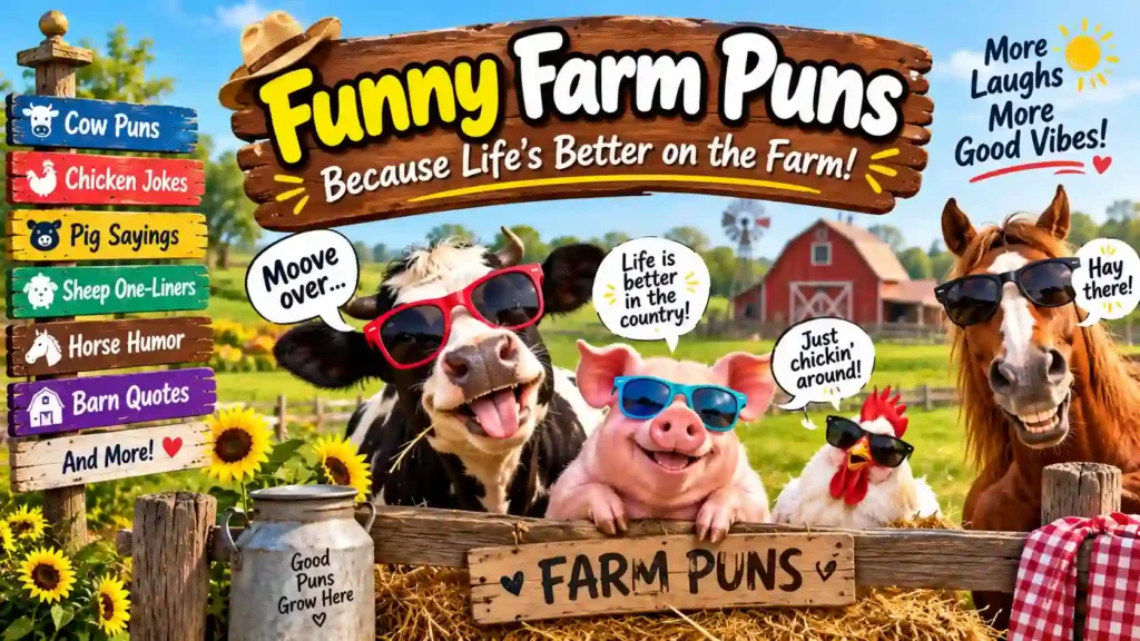 Funny Farm Puns