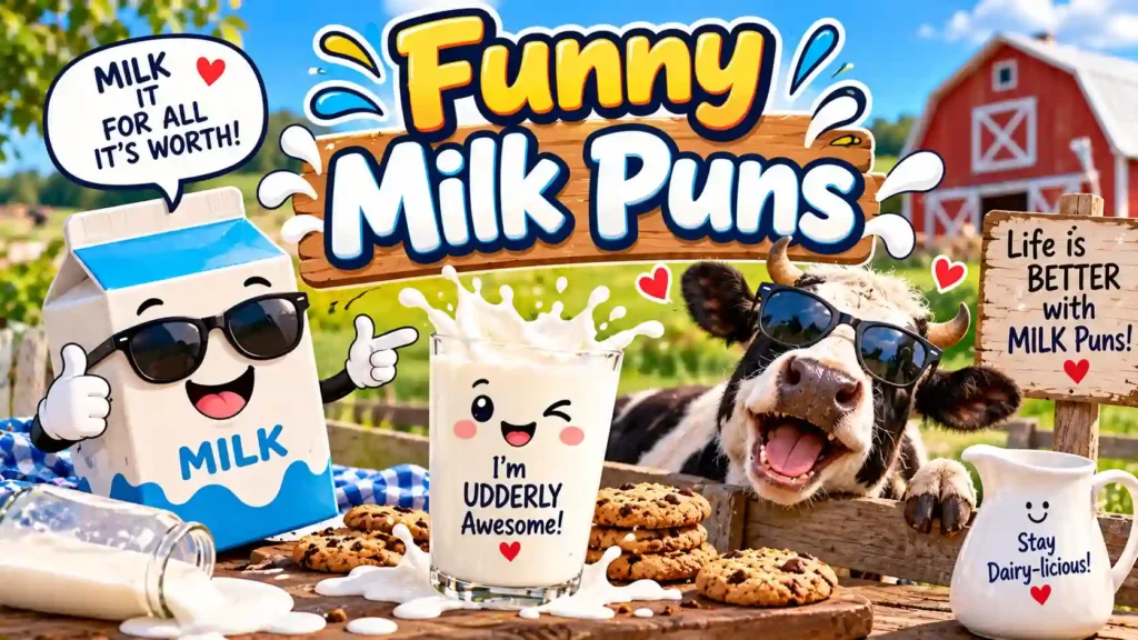 Funny Milk Puns