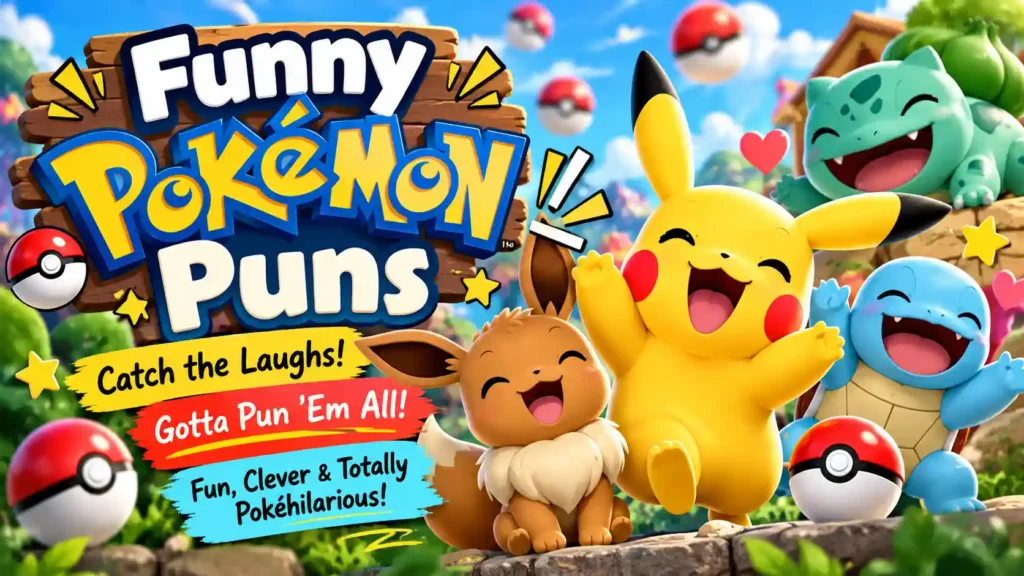 Funny Pok&eacute;mon Puns