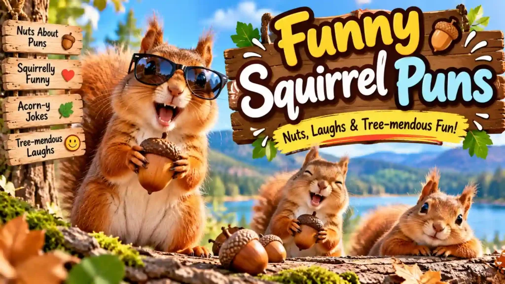 Funny Squirrel Puns