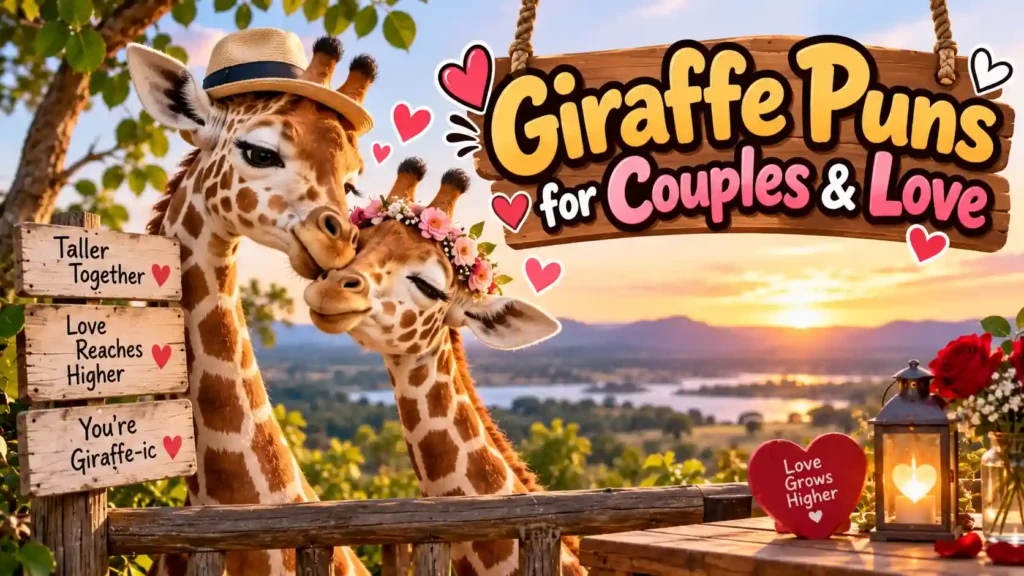 Giraffe Puns for Couples & Love