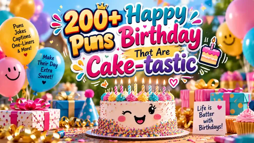 happy birthday puns