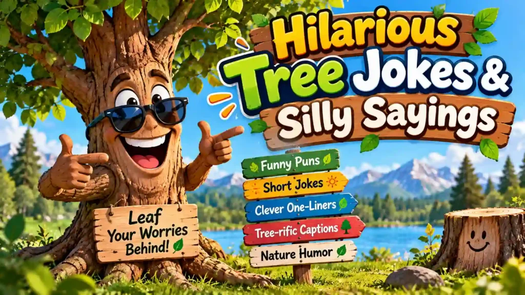  Hilarious Tree Jokes & Silly Sayings