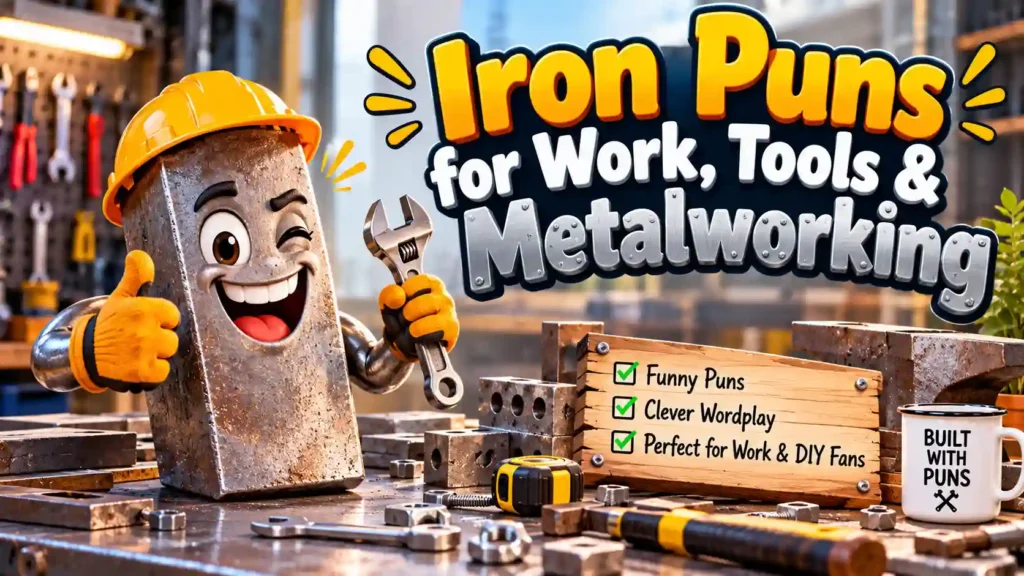  Iron Puns for Work, Tools & Metalworking
