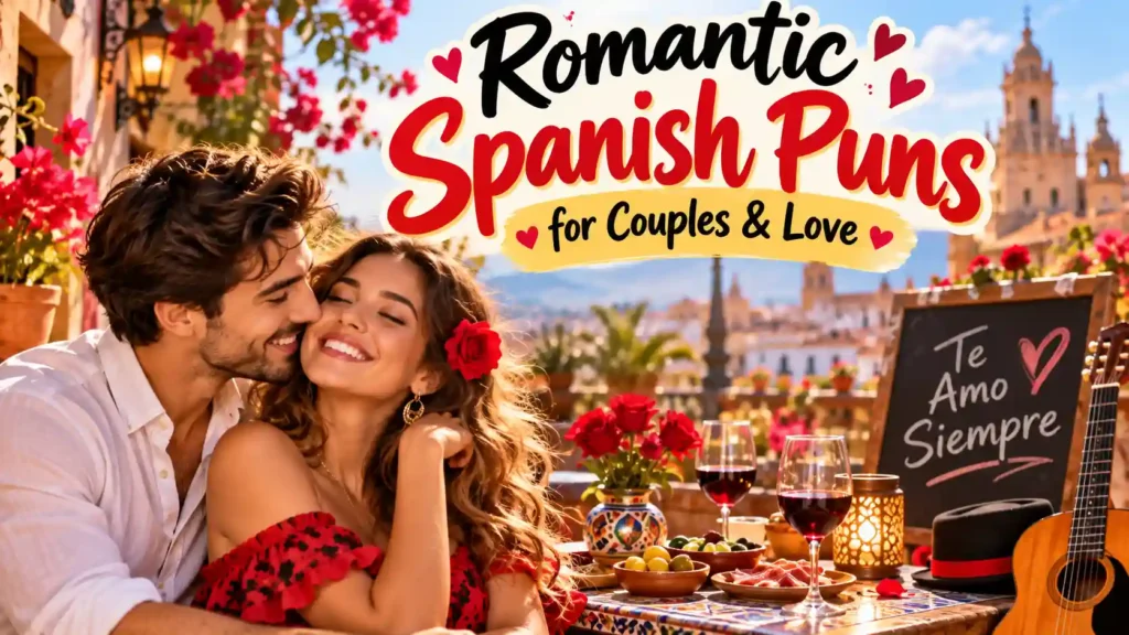 Romantic Spanish Puns for Couples & Love
