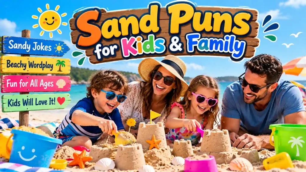 Sand Puns for Kids & Family