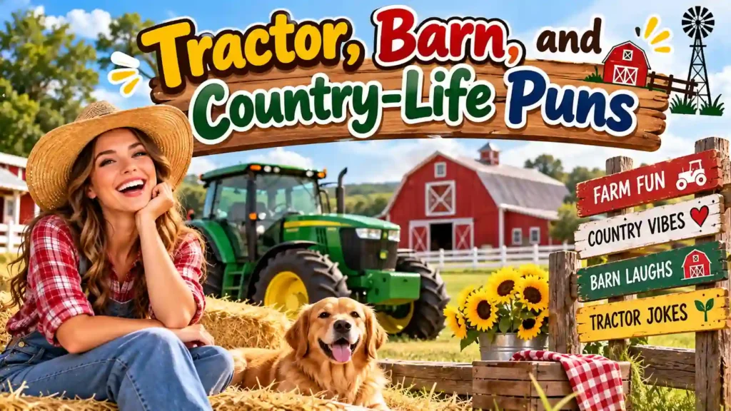  Tractor, Barn, and Country-Life Puns