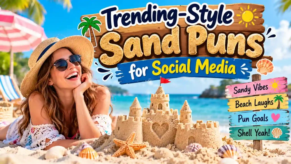 Trending-Style Sand Puns for Social Media